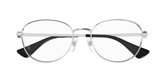 Cartier CT0491OA women Silver Round Eyeglasses