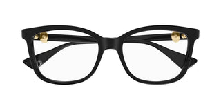 Cartier Ct0493o Women Black Squared Eyeglasses