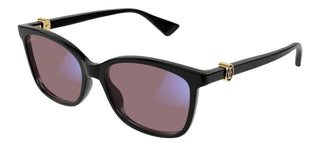 Cartier Signature C de Cartier CT0493S women Black Squared Sunglasses