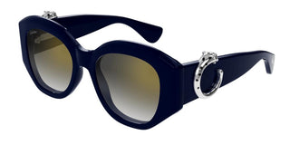 Cartier CT0502S women Blue Butterfly Sunglasses