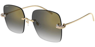 Cartier CT0508S - LIMITED women Gold Oversize Sunglasses