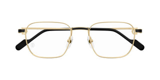 Cartier CT0518O men Gold Squared Eyeglasses