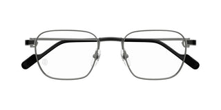 Cartier Ct0518o Men Ruthenium Squared Eyeglasses