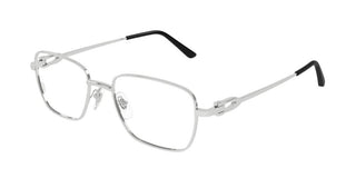 Cartier Ct0519o Men Silver Squared Eyeglasses