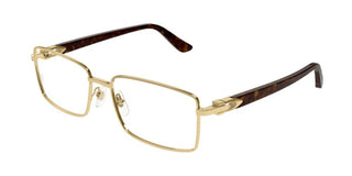 Cartier Ct0520o Men Havana Squared Eyeglasses