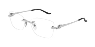 Cartier Ct0522o Women Silver Squared Eyeglasses