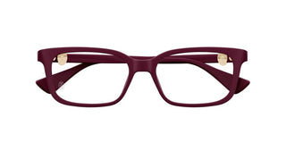 Cartier CT0525O women Red Squared Eyeglasses