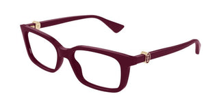 Cartier CT0525O women Red Squared Eyeglasses