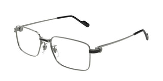 Cartier CT0527O men Silver Squared Eyeglasses