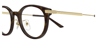 Cartier Ct0531o Unisex Havana Round Eyeglasses