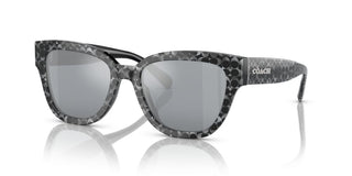 Coach Cl920 Hc 8379u Women Grey Squared Sunglasses