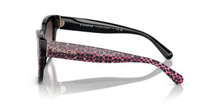 Coach Cl920 Hc 8379u Women Pink Squared Sunglasses