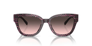 Coach Cl920 Hc 8379u Women Pink Squared Sunglasses