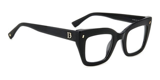 Dsquared2 D2 0099 women Black Squared Eyeglasses