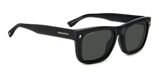 Dsquared2 D2 0100/CS men Black Squared Sunglasses