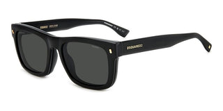 Dsquared2 D2 0100/CS men Black Squared Sunglasses