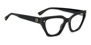 Dsquared2 D2 0117 women Black Geometric Eyeglasses