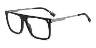 Dsquared2 D2 0122 Men Black Rectangle Eyeglasses