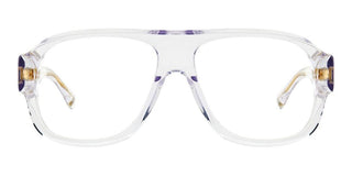 Dsquared2 D2 0125 men Transparent Geometric Eyeglasses