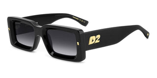 Dsquared2 D2 0142/S men Black Rectangle Sunglasses