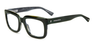 Dsquared2 D2 0144 men Green Rectangle Eyeglasses