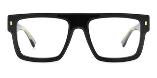 Dsquared2 D2 0147 Men Black Rectangle Eyeglasses