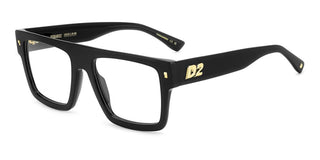 Dsquared2 D2 0147 Men Black Rectangle Eyeglasses