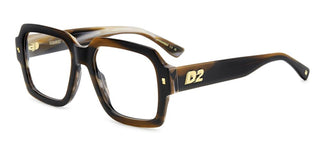 Dsquared2 D2 0148 Men Havana Squared Eyeglasses