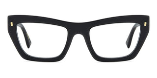 Dsquared2 D2 0153 Women Black Geometric Eyeglasses