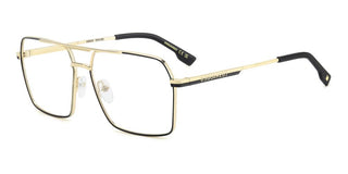 Dsquared2 D2 0157 Men Gold Geometric Eyeglasses