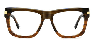 Dsquared2 D2 0163 Men Brown Rectangle Eyeglasses