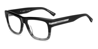 Dsquared2 D2 0163 Men Grey Rectangle Eyeglasses