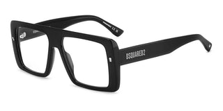 Dsquared2 D2 0166 Men Black Squared Eyeglasses