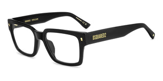 Dsquared2 D2 0167/g Men Black Rectangle Eyeglasses