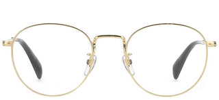 David Beckham DB 1015 men Gold Round Eyeglasses