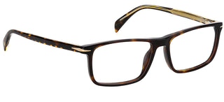 David Beckham DB 1019 men Havana Geometric Eyeglasses