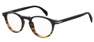 David Beckham DB 1026 men Brown Round Eyeglasses