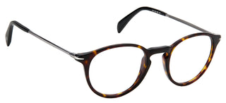 David Beckham DB 1049 men Havana Round Eyeglasses