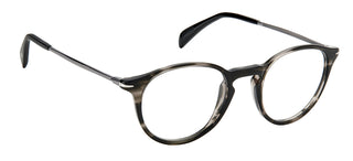 David Beckham DB 1049 men Grey Round Eyeglasses