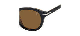 David Beckham DB 1080/CS men Black Round Sunglasses