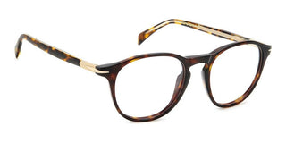 David Beckham DB 1126 men Havana Round Eyeglasses