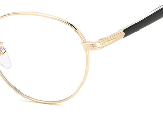 David Beckham DB 1127 men Gold Round Eyeglasses