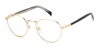 David Beckham DB 1127 men Gold Round Eyeglasses