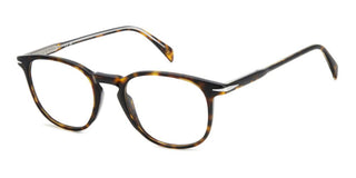 David Beckham DB 1160 men Havana Rectangle Eyeglasses