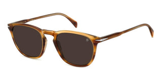 David Beckham DB 1160/S men Brown Rectangle Sunglasses