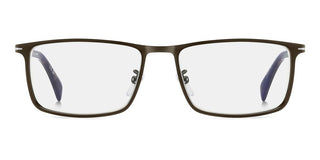 David Beckham DB 1167 men Brown Rectangle Eyeglasses