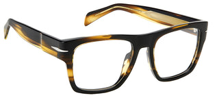 David Beckham DB 7020/BOLD men Brown Geometric Eyeglasses