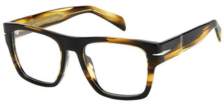 David Beckham DB 7020/BOLD men Brown Geometric Eyeglasses