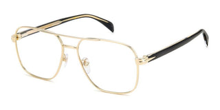 David Beckham DB 7103 men Gold Visor Eyeglasses