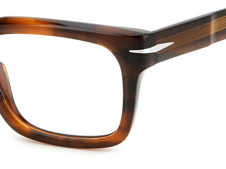 David Beckham DB 7107 men Brown Squared Eyeglasses